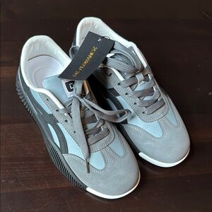 De Florance gray/black/slate blue classic sneakers
